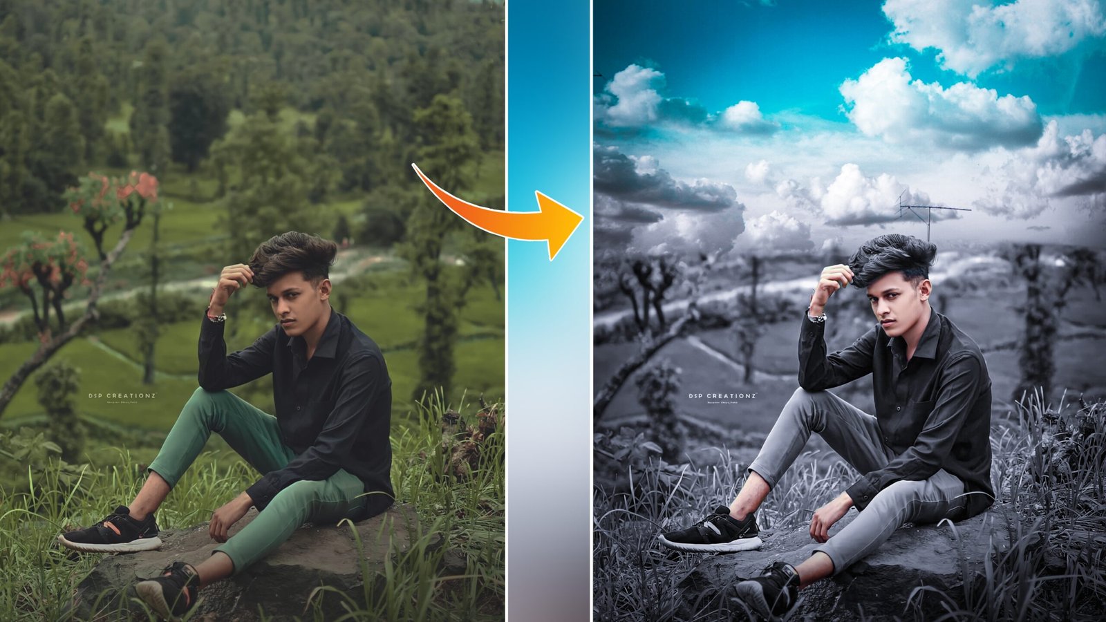 Dark Effect And Sky Photo Editing Tutorial &Amp; Backgrounds Download