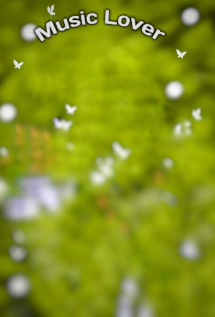 green music lover blur photo editing background