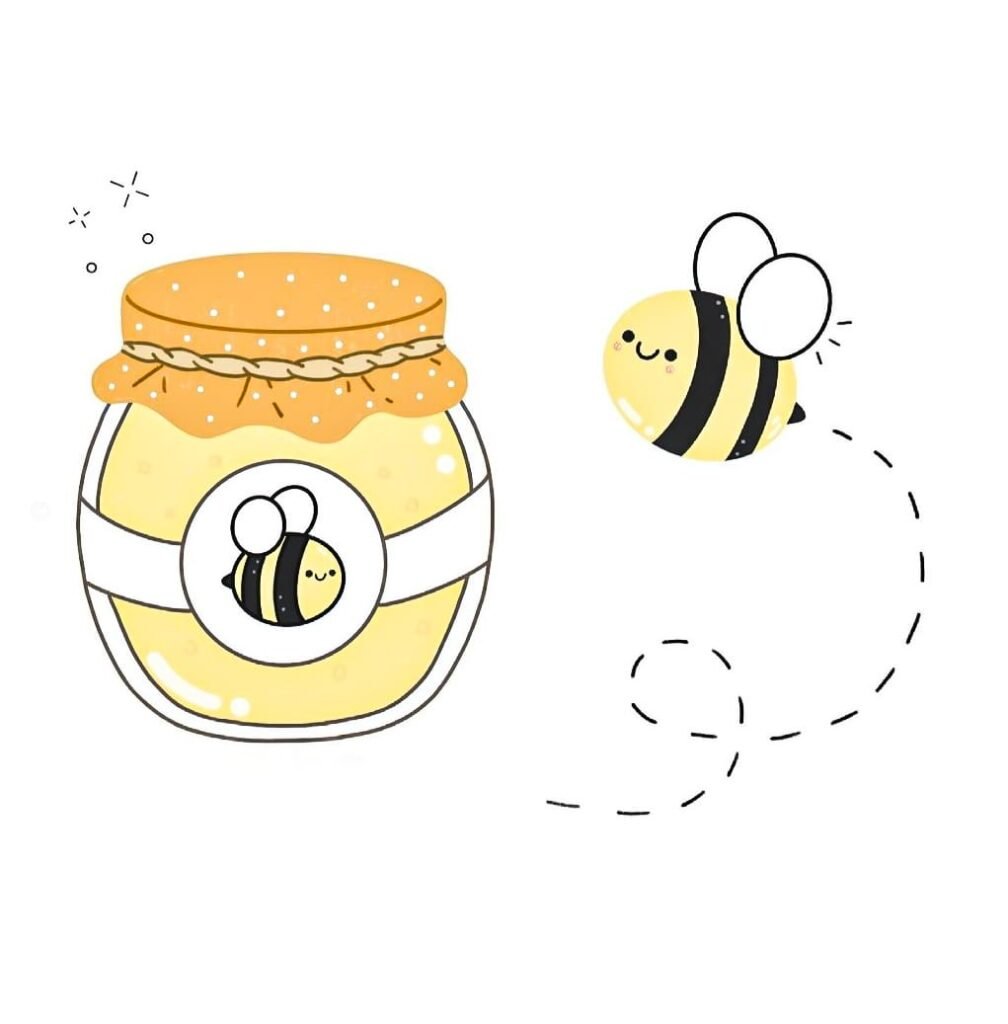 bee drawing picture