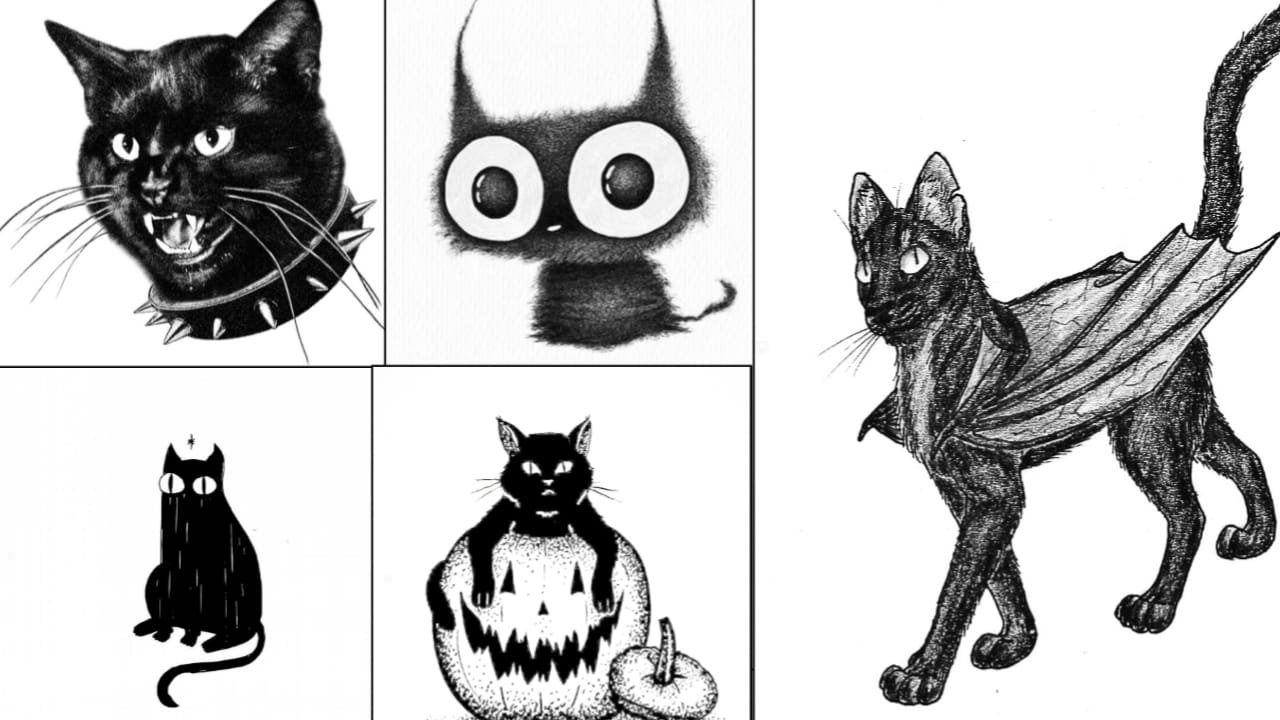 57351 Simple Cat Drawing Images Stock Photos  Vectors  Shutterstock