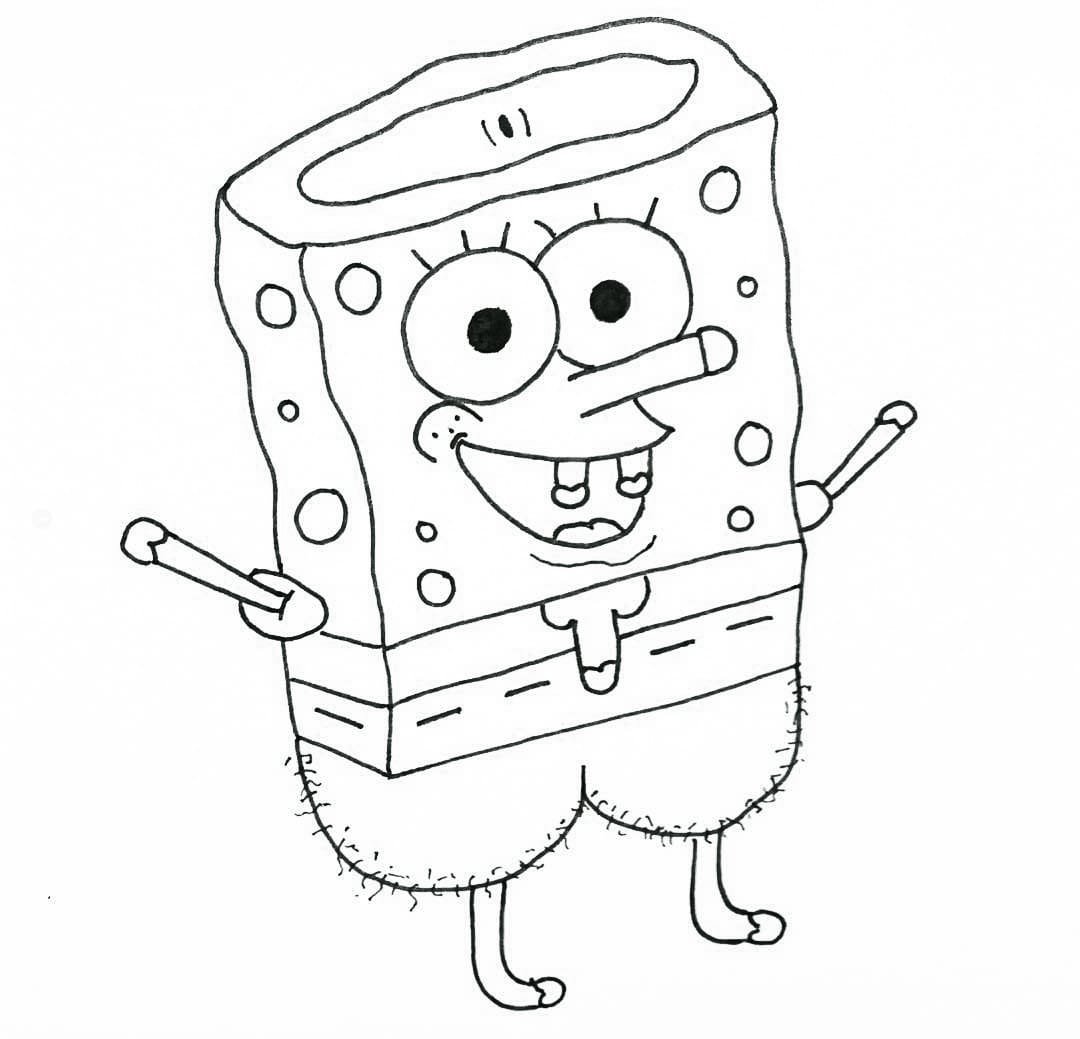 ghetto spongebob coloring pages