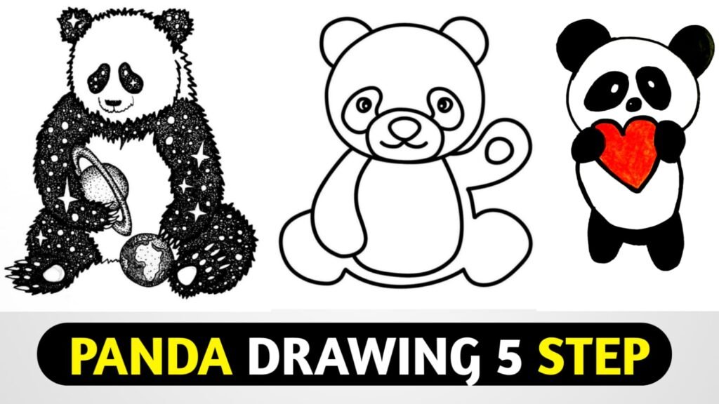 Panda drawing 100% working || New images