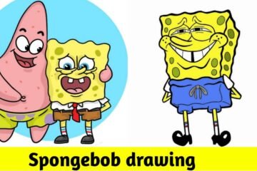 patrick from spongebob drawing