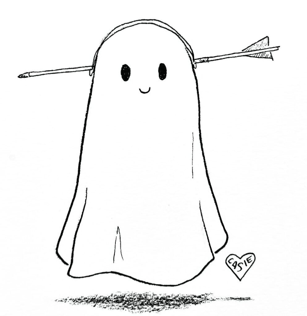 sheet ghost drawing