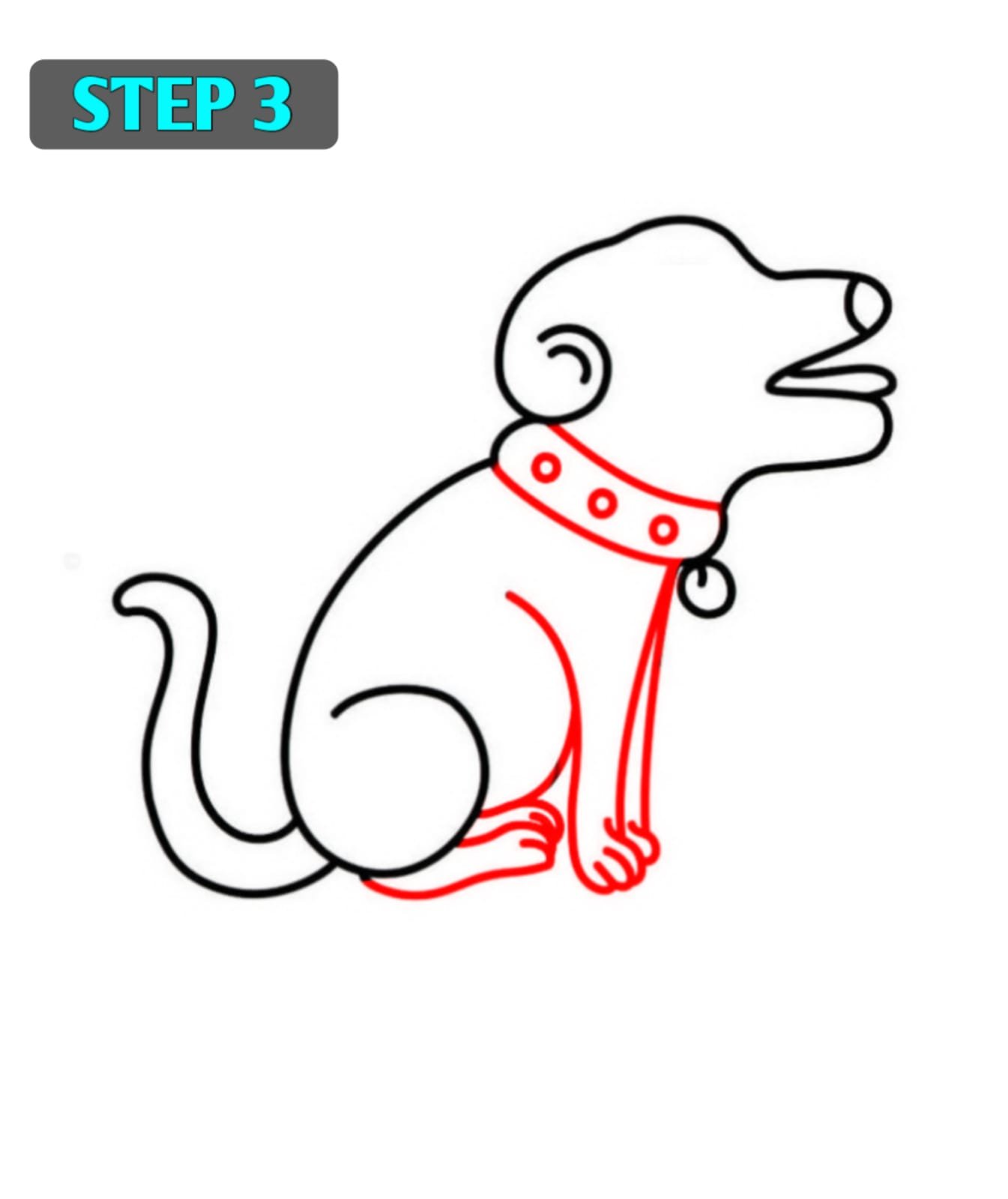 Simple Dog Drawing Stock Photo - Alamy