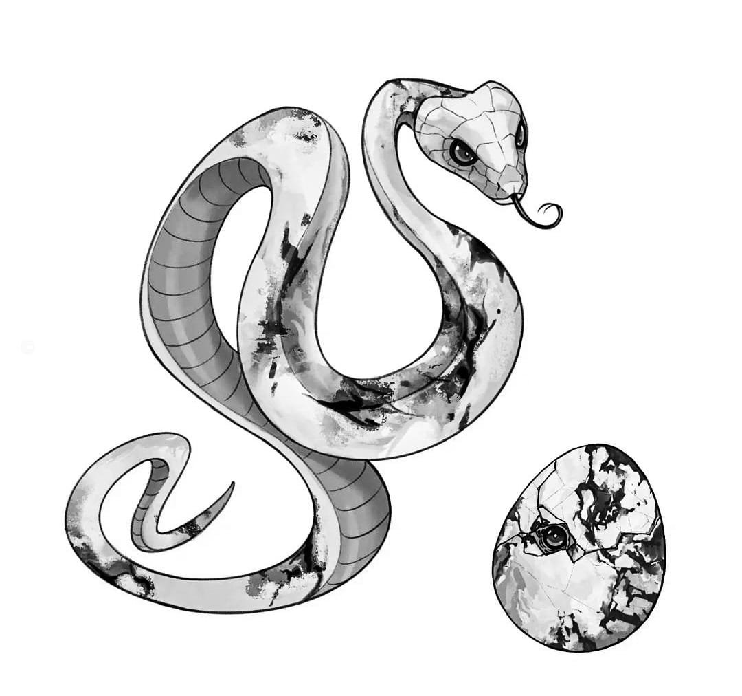 Snake 🐍 #PencilArt #DrawByMe #rg_drawings .. .. .. .. ..… | Flickr