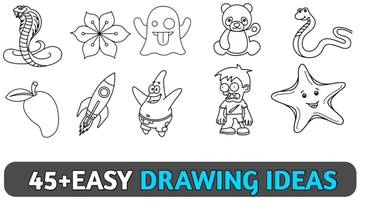 easy drawing ideas for kids