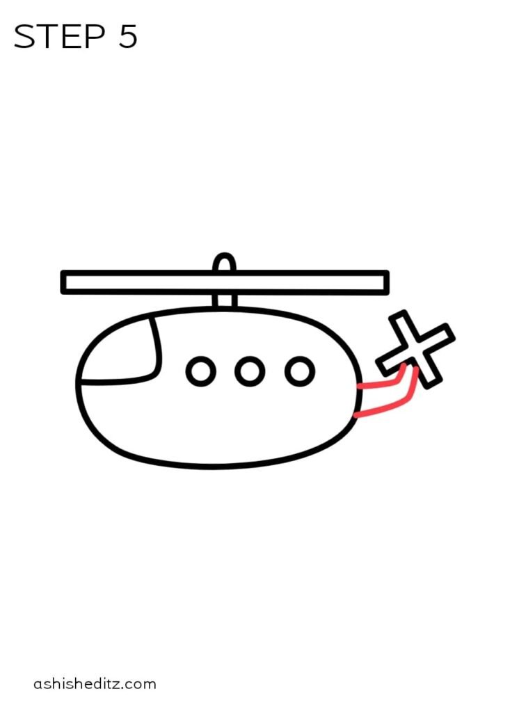 How to draw a helicopter | Step by step Drawing tutorials