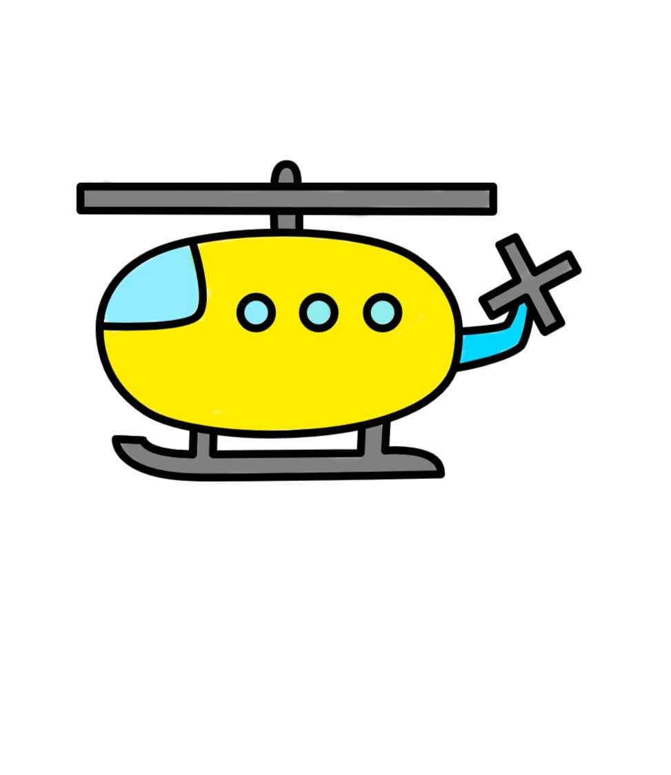 Helicopter Doodle Stock Illustration - Download Image Now - Air Vehicle,  Airplane, Backgrounds - iStock