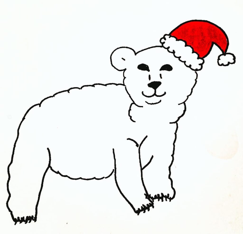 cartoon polar bear