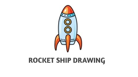 How to Draw Rocket Very Easy for Kids | Rocket Drawing and Colouring Cute Easy  Drawings