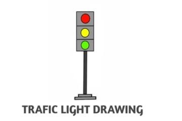 easy traffic light drawing