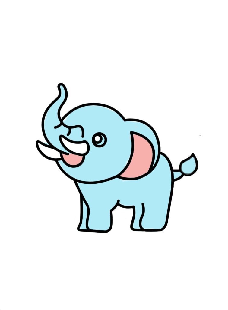 How To Draw Baby Elephant  Draw A Baby Elephant Face HD Png Download   Transparent Png Image  PNGitem