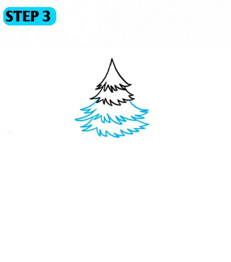 pine tree step no.3