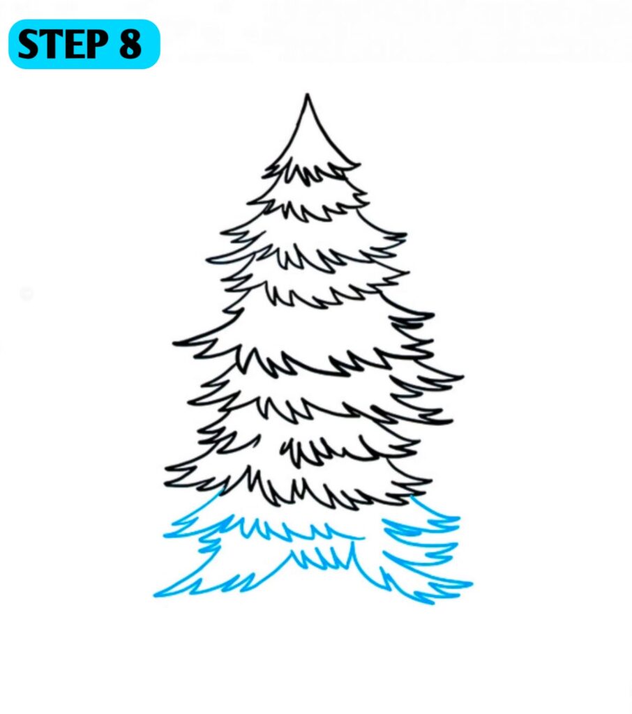 pine tree step no.8