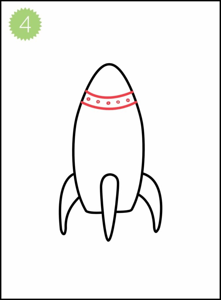 step 4 design a rocket ship