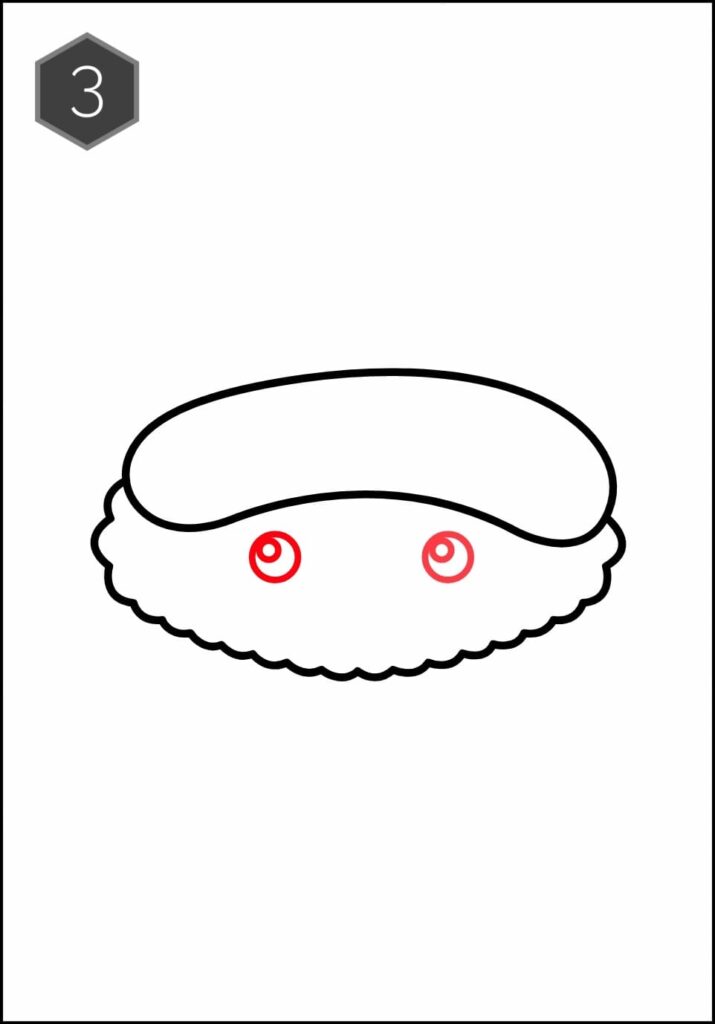 Draw the eye in Sushi