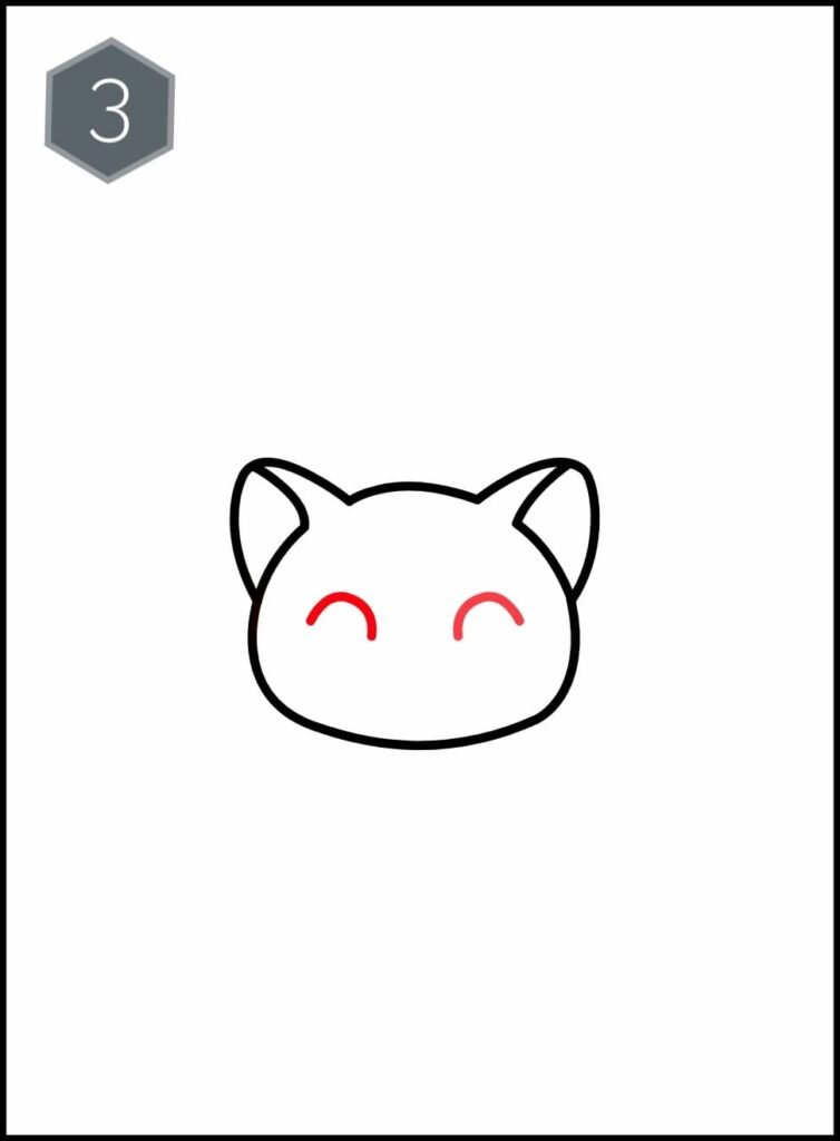 how to draw a cute cat easily - how to draw | findpea.com
