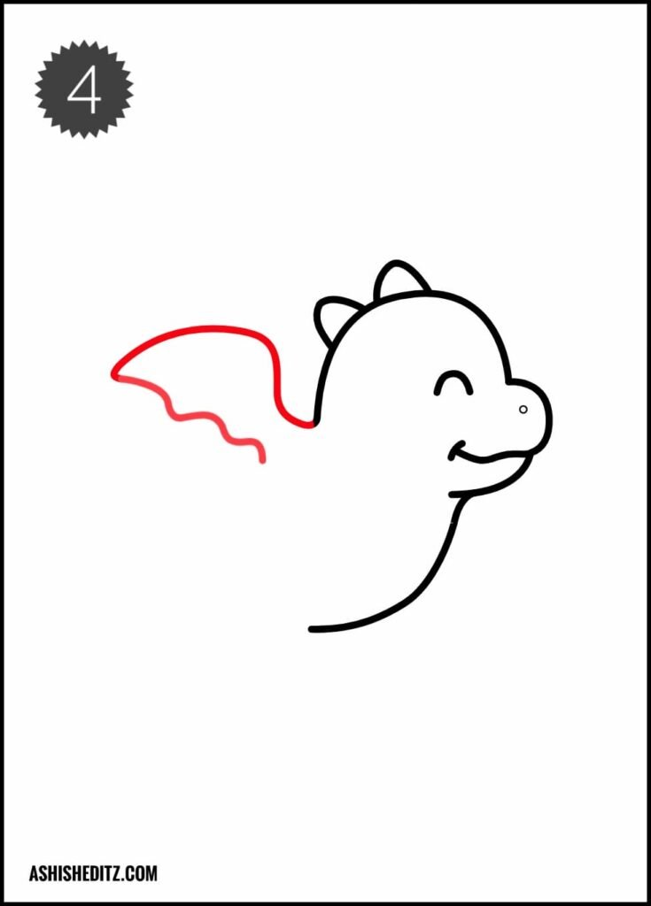 draw dinosaur wings 1