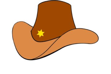 Cowboy hat drawing