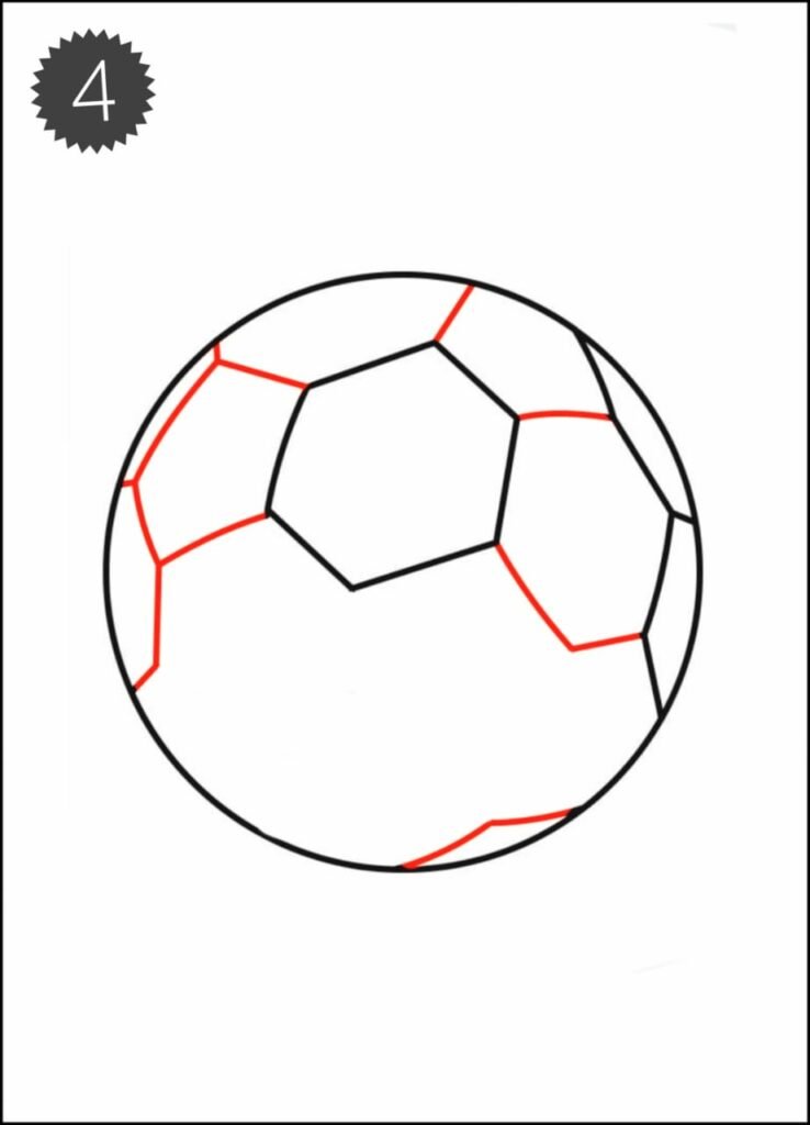 How To Draw A Football - Easy Drawings Of A Football, HD Png Download ,  Transparent Png Image | PNG.ToolXoX.com