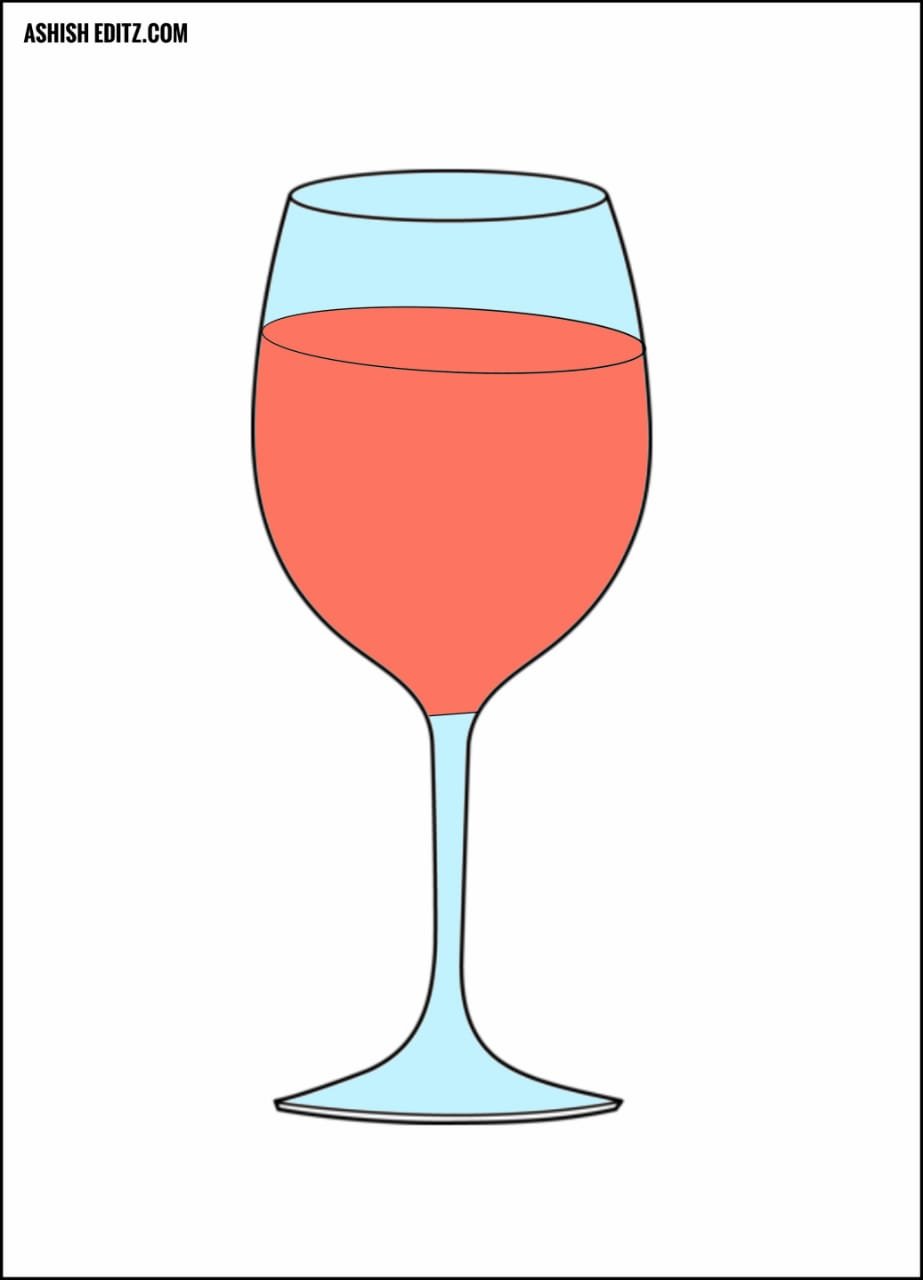 drinking glass drawing