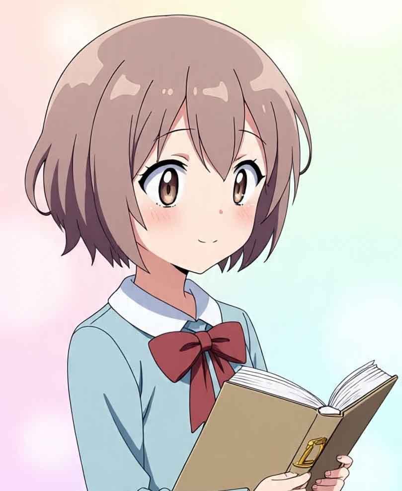 Cartoon angel girl photo