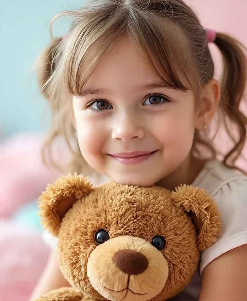 Sweet girl cartoon image