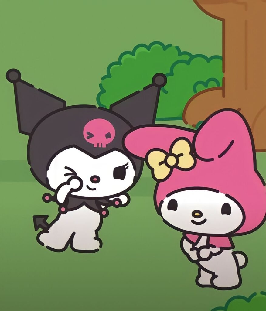 my melody and kuromi wallpaper