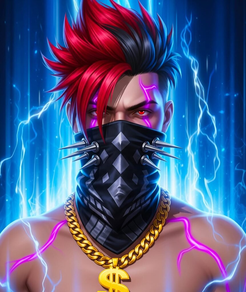 Masked Free Fire boy