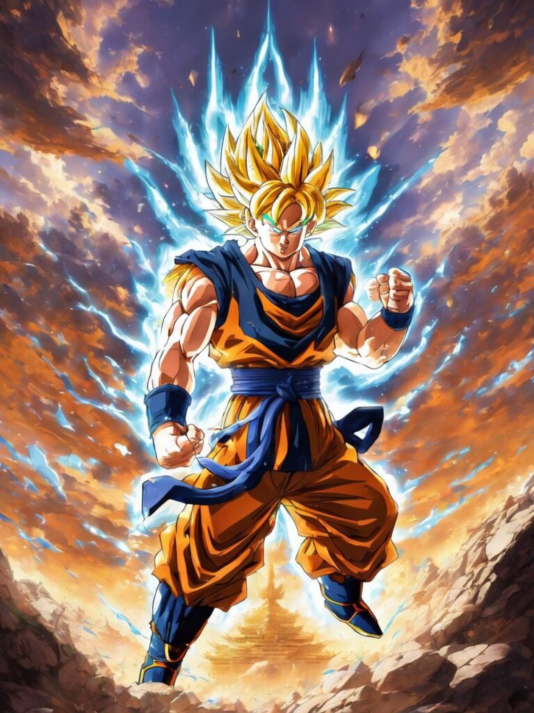 moving goku wallpaper