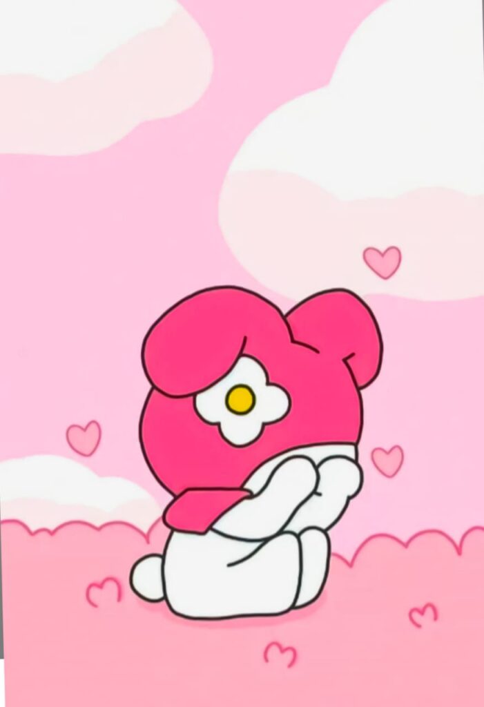 pink my melody wallpaper