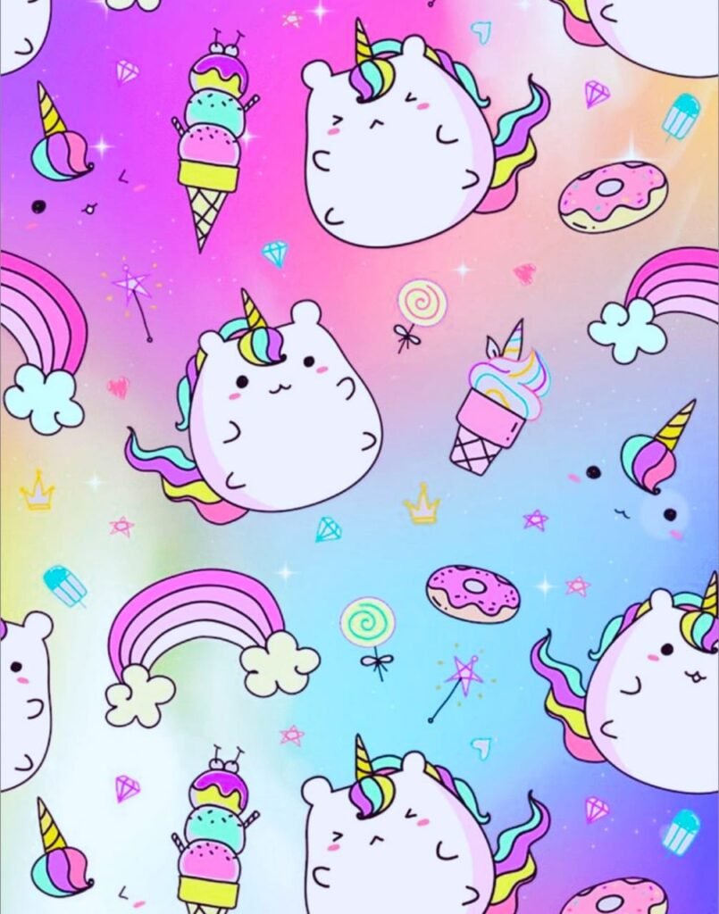 rainbow unicorn wallpaper