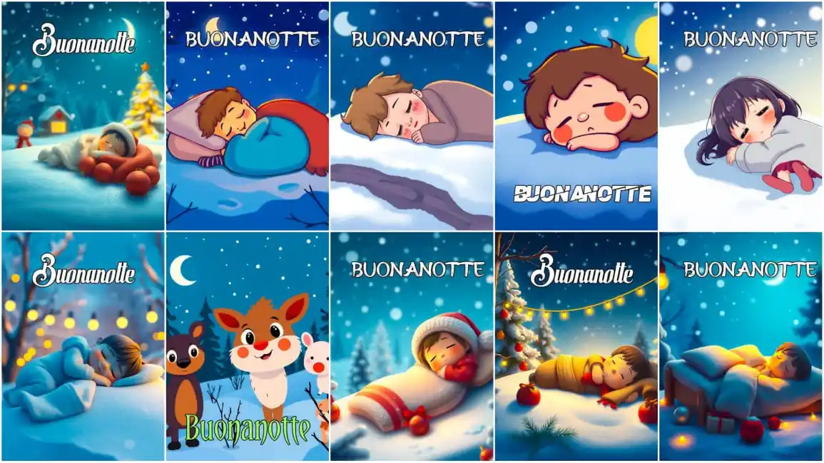 Buonanotte invernale immagini