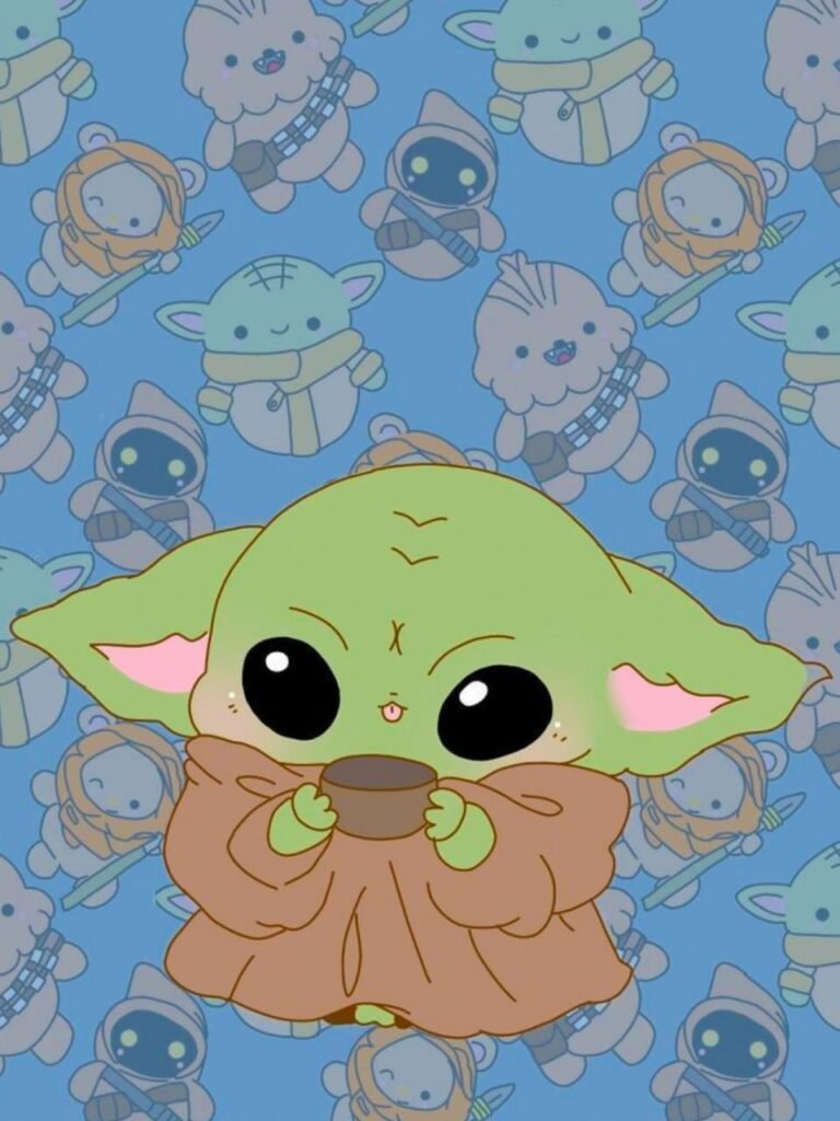 baby yoda wallpaper aesthetic