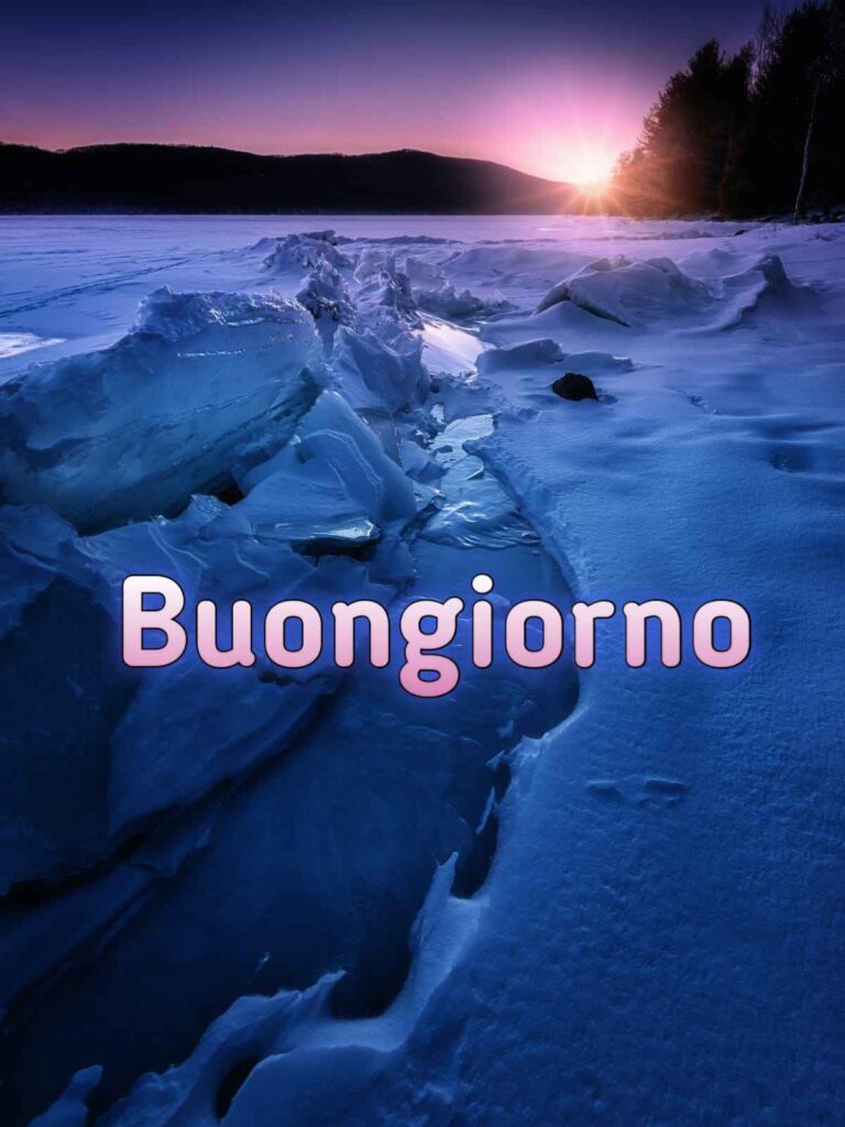 buona domenica buongiorno invernale