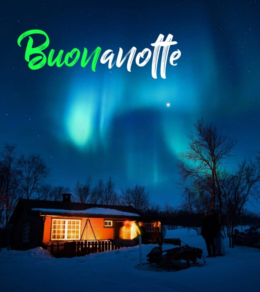 buonanotte invernale bellissima