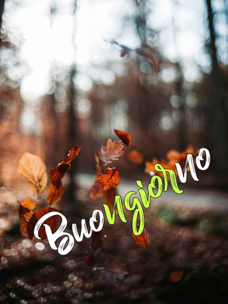 buongiorno autunnale gratis