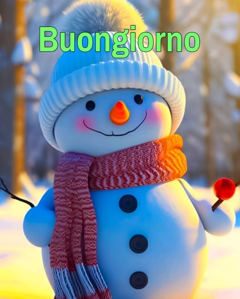 gif buongiorno invernale hd