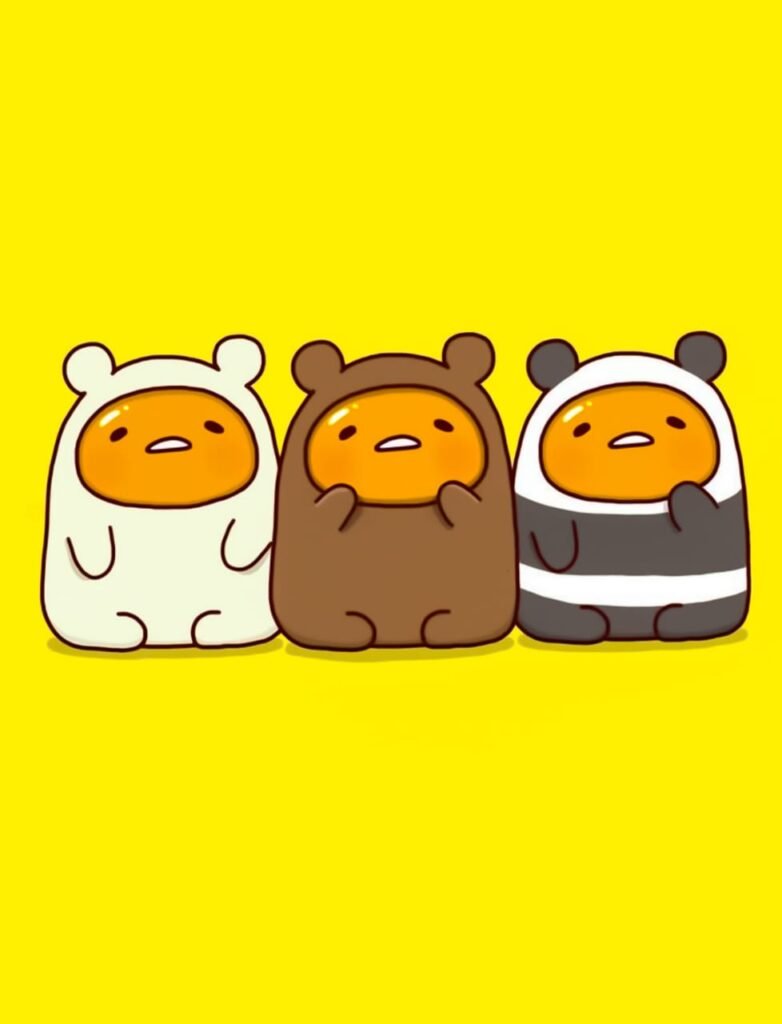 gudetama wallpaper black