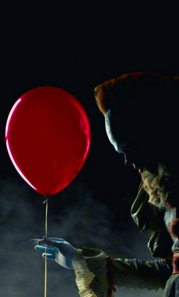 pennywise wallpaper scary