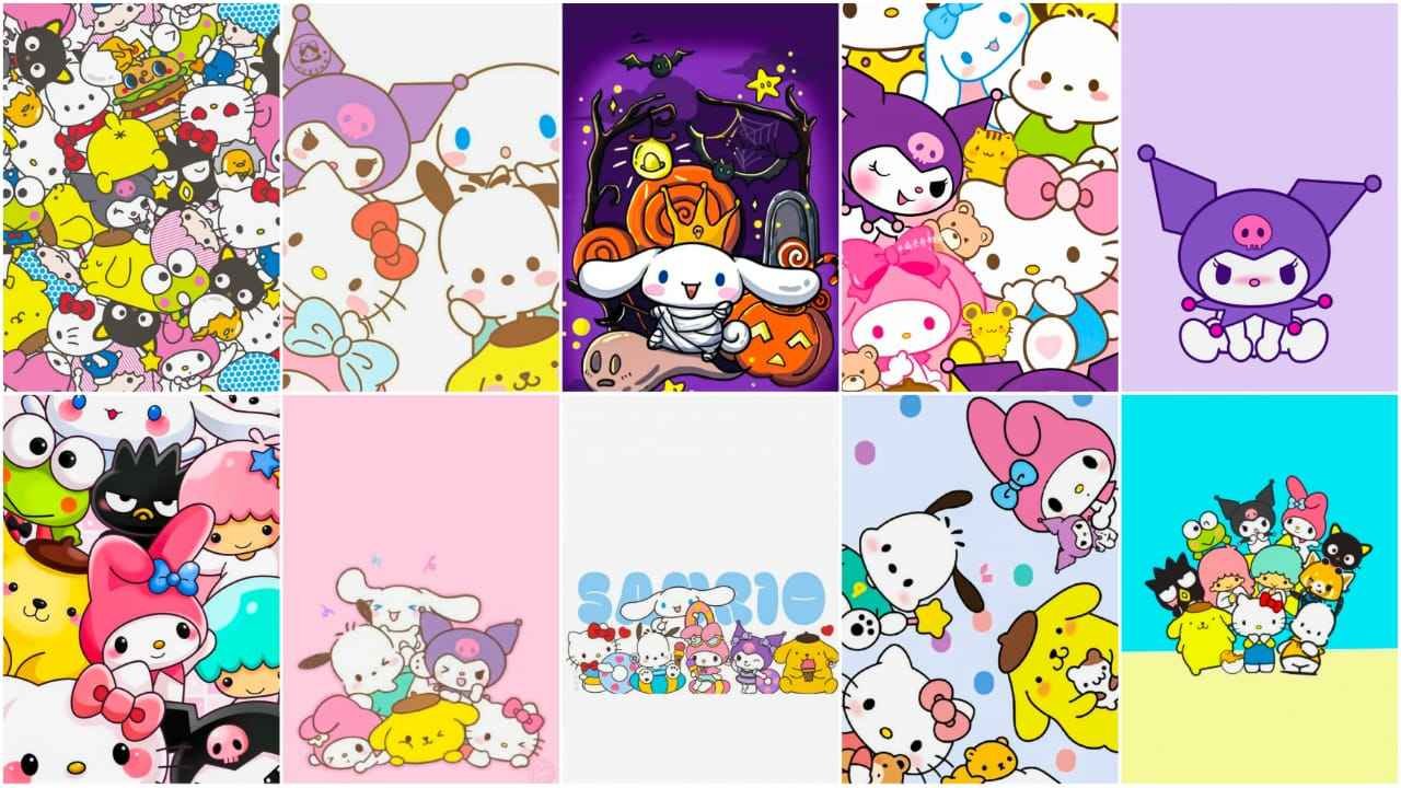 Cute Hello Kitty Sanrio 4K Wallpapers for iPad: Instant Download