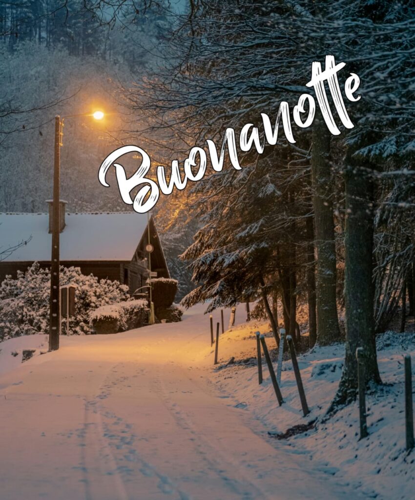 sogni buonanotte invernale