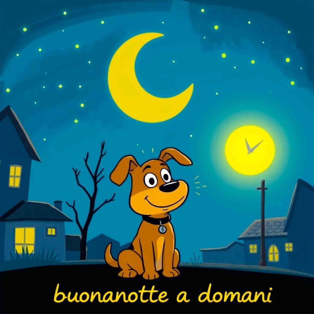 Il cane si sveglia nelle notti di luna dopo essere stato buttato fuori di casa
