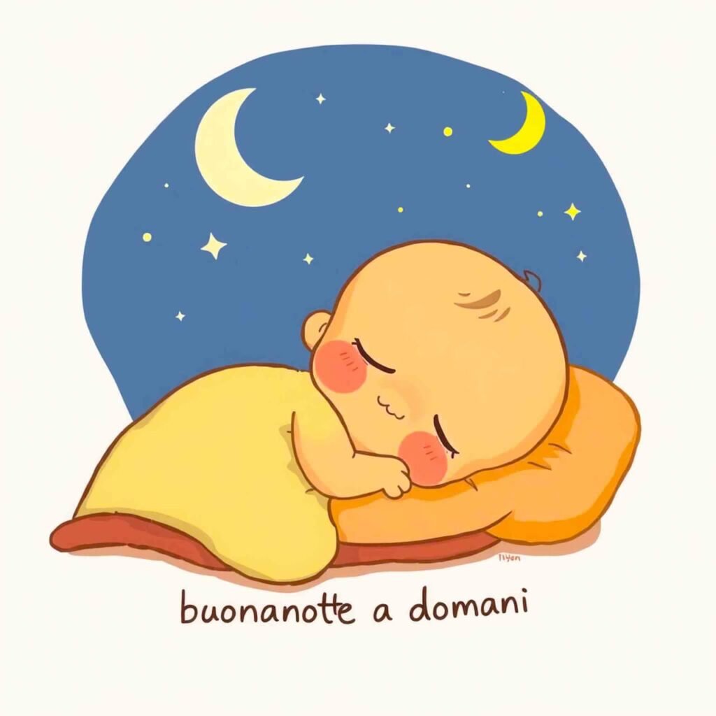 Si vede il bambino dormire su un letto