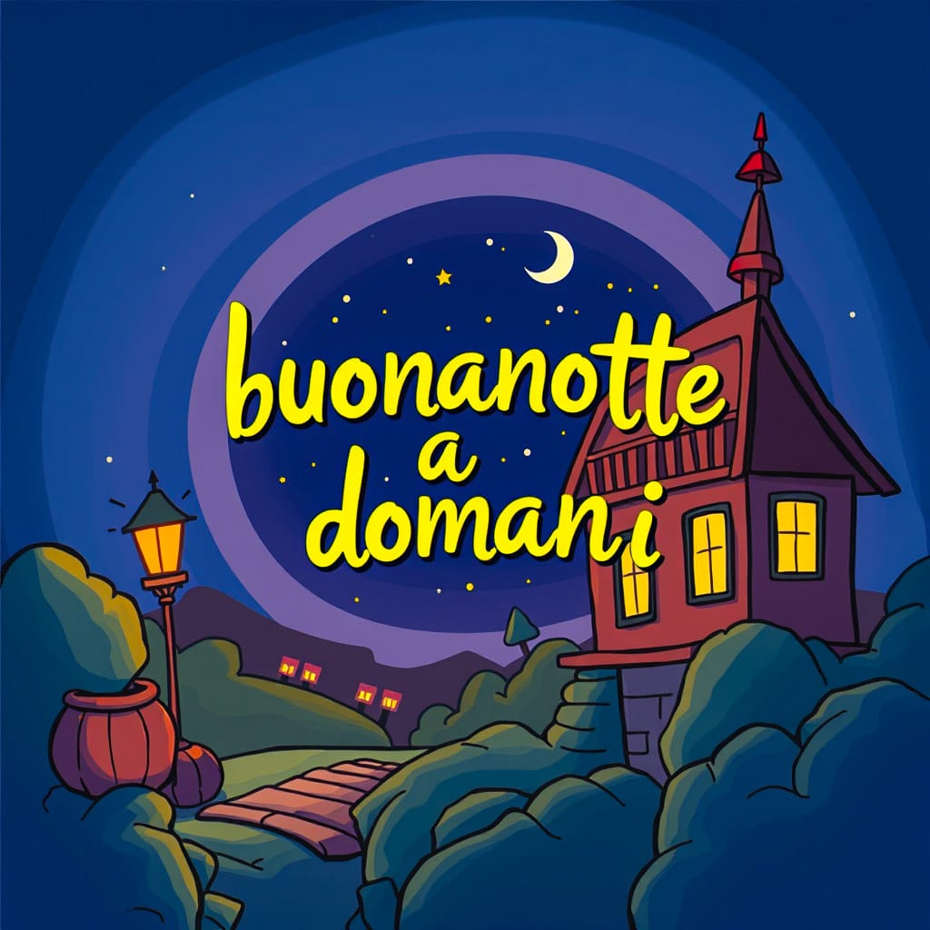 a domani buonanotte​