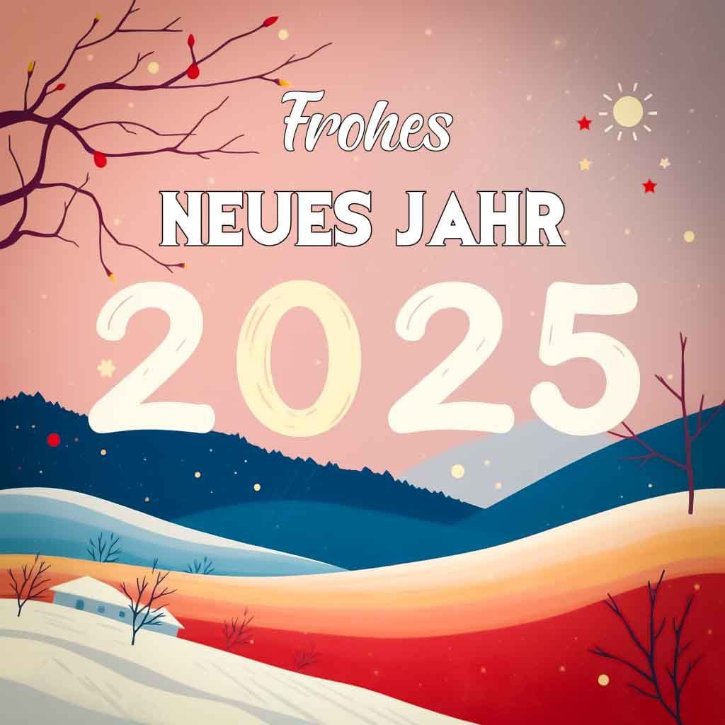 bilder neujahrswünsche 2025 kostenlos​