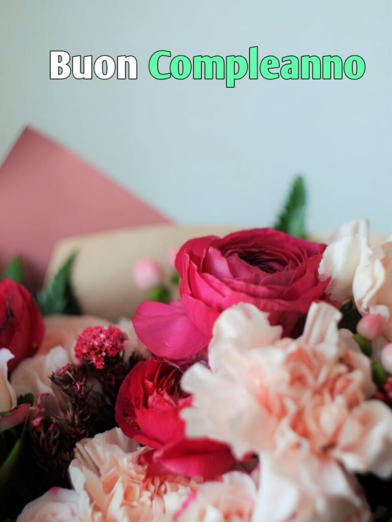 buon compleanno fiori di campo