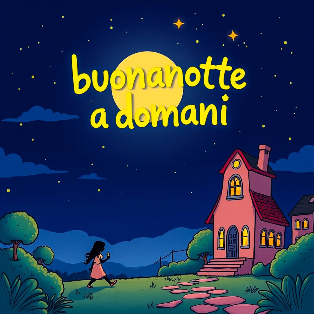 buona serata e buonanotte a domani​