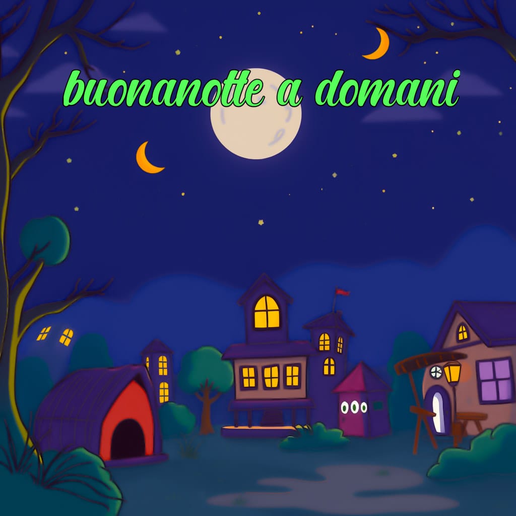 buonanotte amore a domani​